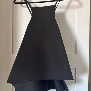 Muehleder Black Asymmetrical Tank Top